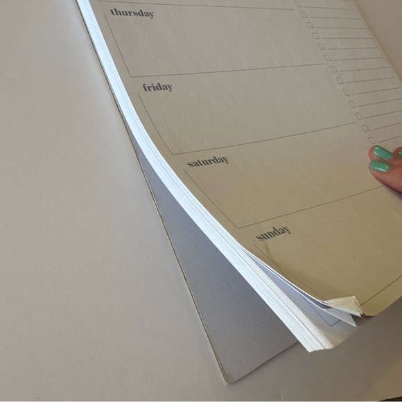 Large Weekly Planner Notepad from Target - Picture 4 of 8